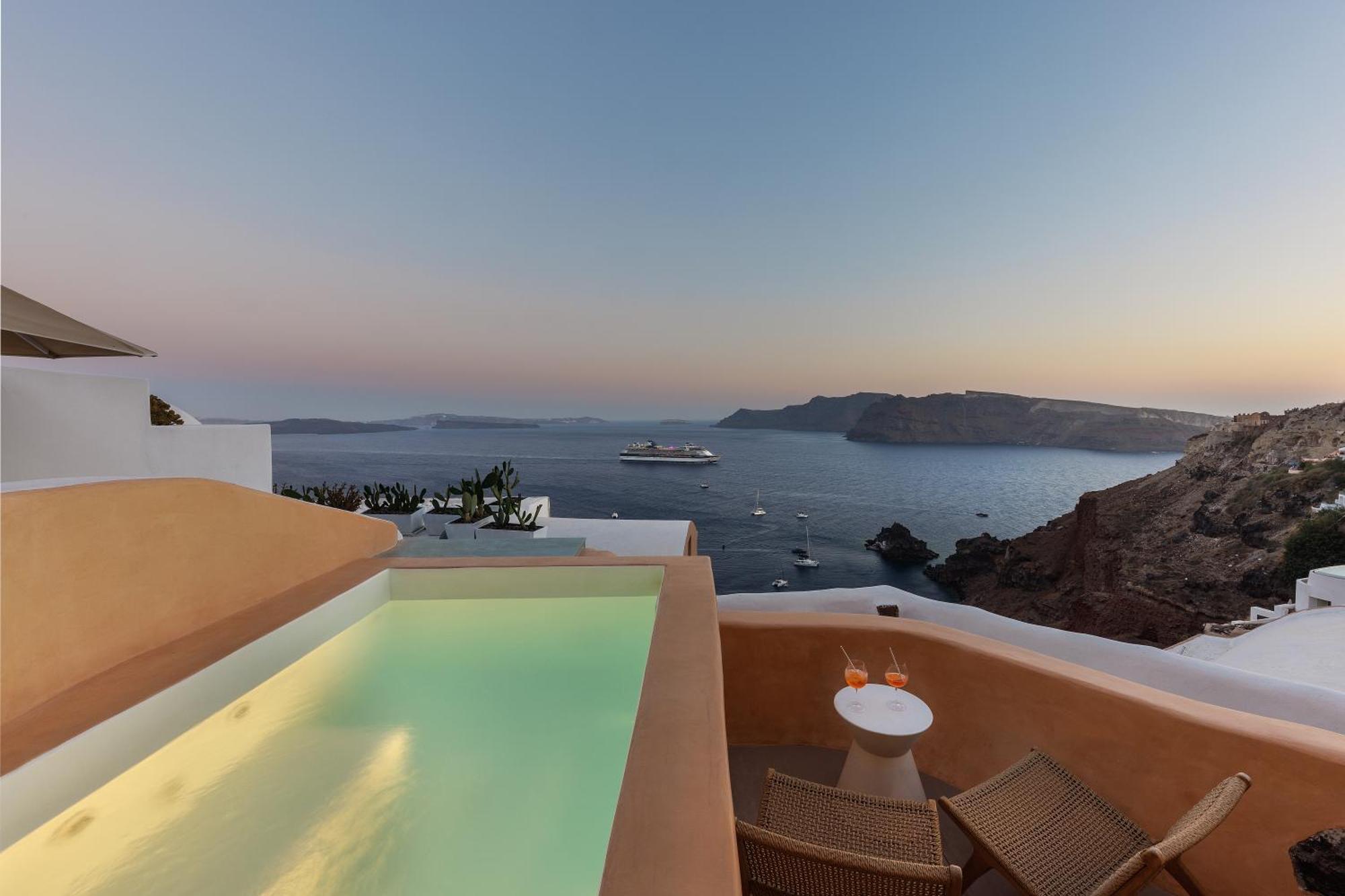 Annouso Villa With Hot Tub By Caldera Houses Oia  Luaran gambar